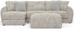 Jackson Furniture Bucktown 3-Piece Parchment Left Side Facing Chaise Sectional