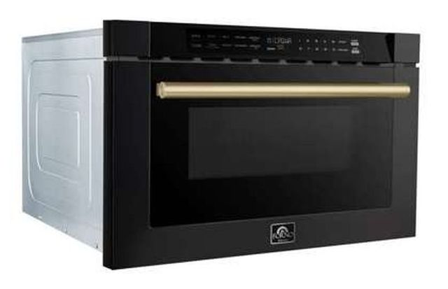 FORNO® Capoliveri Espresso 1.2 Cu. Ft. Black Built In Microwave Drawer-4