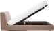 EQ3 Cello Queen Leather Upholstered Storage Panel Bed-1