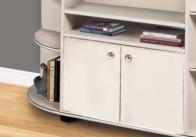 Monarch Specialties Inc. Beige/Gold Bookcase-1