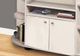 Monarch Specialties Inc. Beige/Gold Bookcase-1