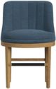 Elements International Carmen Blue/Natural Swivel Counter Stool -1