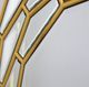 A & B Home Brushed Metallic Gold Wall Mirror-4