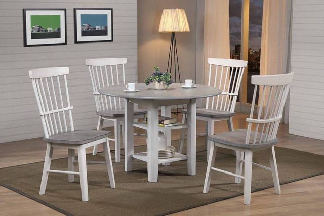 Urban Styles Furniture Newark Almond/Smoke Gray Dining Chair-1