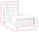 Elements International Twenty Nine White Youth Twin Bed-3