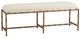 Furniture Classics Anubis Antique Gold/Beige Bench-0