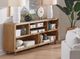 Parker House® Escape Glazed Natural Oak 72'' Open Multi-Purpose Console-1