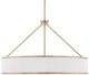 Uttermost® Algiers Gold/White 8-Light Pendant-5