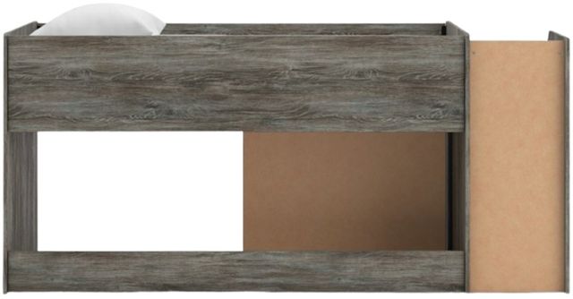 Signature Design by Ashley® Frandern Gray Twin Loft Bed with Drawer Storage-3