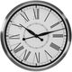 Decor-Rest® Furniture LTD Victoria Brushed Nickel Wall Clock-0