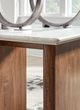 Signature Design by Ashley® Isanti White Rectangular End Table with Brown Base-3