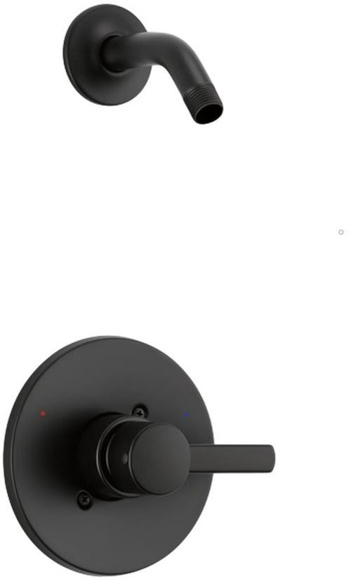 Peerless Precept® Matte Black Shower Trim Kit-0