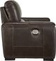 Signature Design by Ashley® Alessandro Walnut Power Recliner with Adjustable Headrest-2