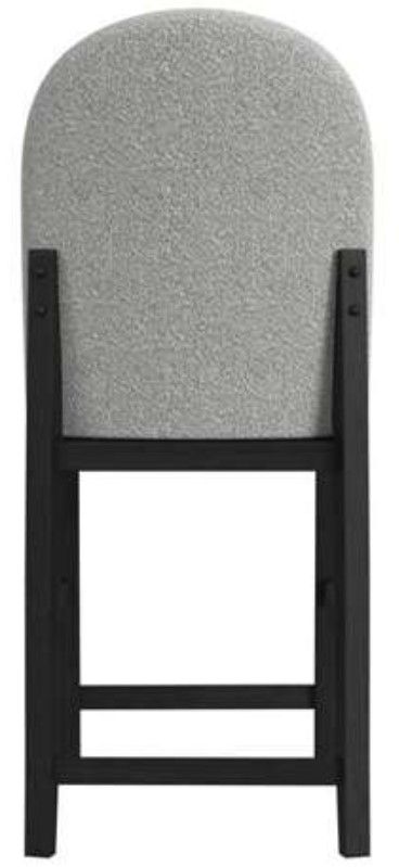 Elements International Portland Black/Gray Bar Stool-4