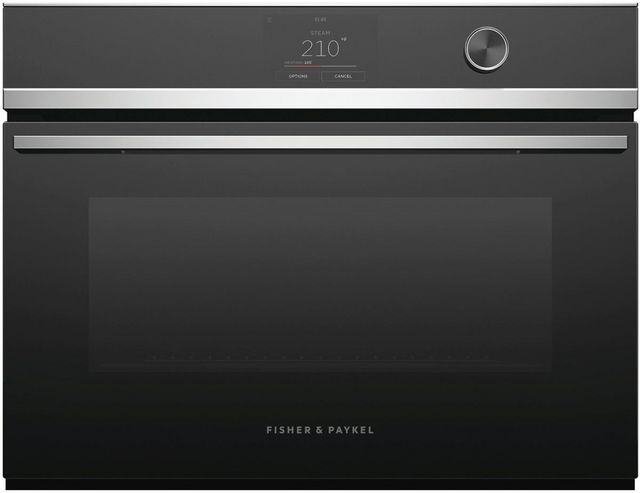 Four mural à vapeur de 24 po Fisher & Paykel® série 9 de 1.9 pi³ - Acier inoxydable