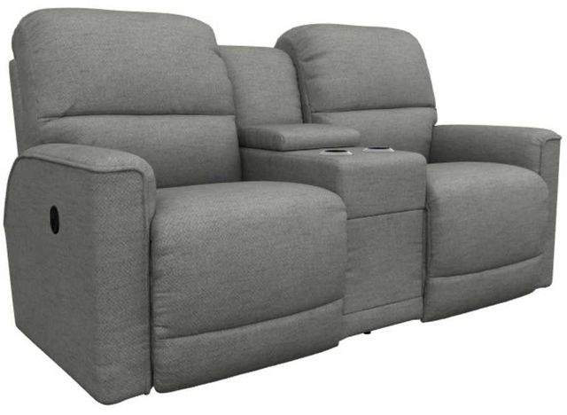 La-Z-Boy® Cade Ocean Manual Reclining Loveseat with Console-0