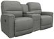 La-Z-Boy® Cade Ocean Manual Reclining Loveseat with Console-0