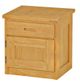 Crate Designs™ Furniture Classic 24" Nightstand with Lacquer Finish Top Only-0