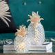 A & B Home Clear Large Glass Pineapple with LED Light-5