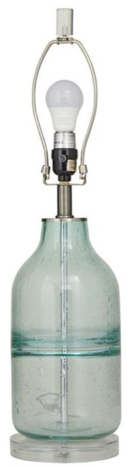 Deco Marche Teal/White 16" Table Lamp-2