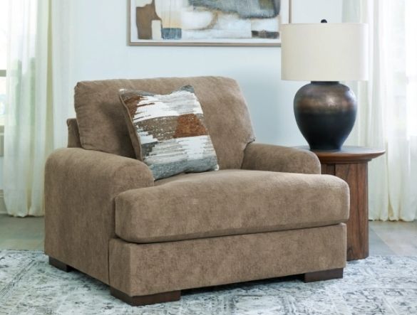 Signature Design by Ashley® Nolenburg Pecan Chair and a Half-1