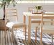 Bassett® Furniture Origins Phelps Natural Dining Chair with Cream Upholstered Seat-5