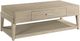 Hammary® Kaplan Almond Rectangular Drawer Coffee Table-0