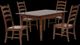 A-America® Toluca Rustic Amber Ladderback Side Chair-3