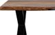 Porter International Designs Manzanita Harvest End Table with Black X Base-3