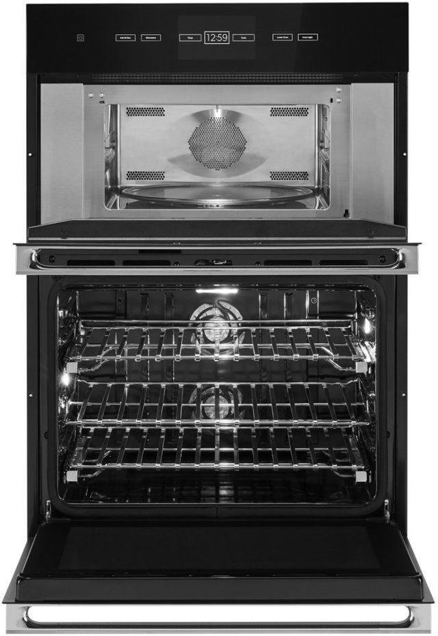 JennAir® NOIR™ 30" Stainless Steel Built-In Oven/Microwave Combination Electric Wall Oven-3
