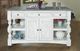 International Furniture Direct Stone Gray/Weathered White Kitchen Island-1