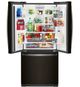 Whirlpool® 30" 19.7 Cu. Ft. Black French Door Refrigerator-1