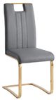 Mazin Furniture Althea Gold/Grey Side Chair-0