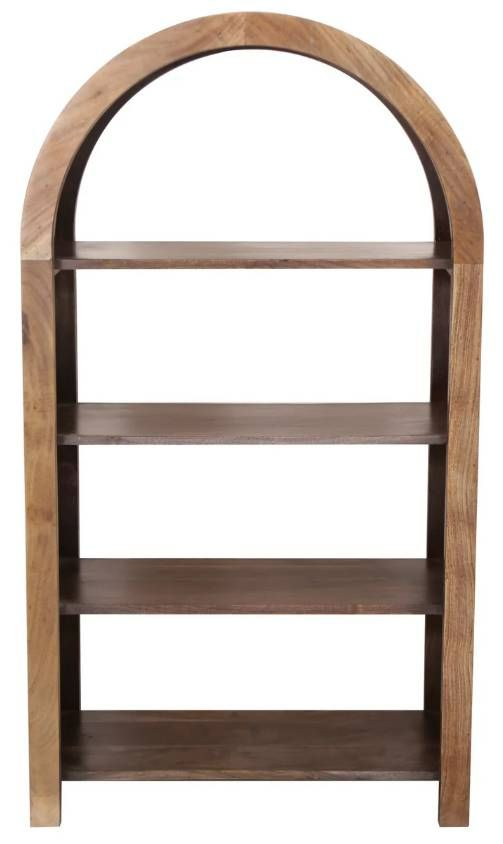 Porter International Designs Ellipse Brown Bookcase-1