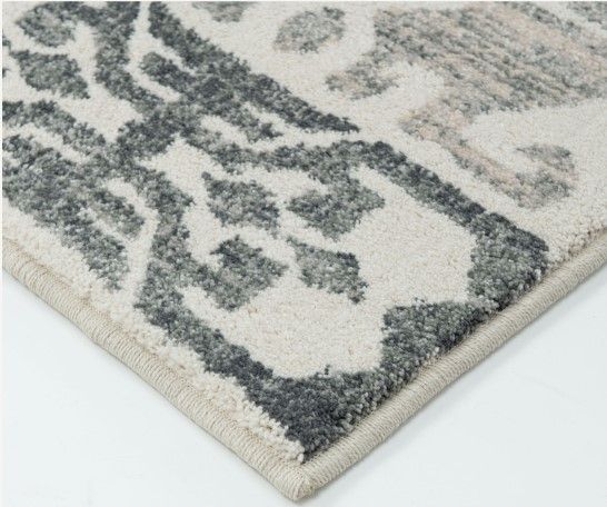 Orian Riverstone Pall Mall Soft White 5'x8' Area Rug-2