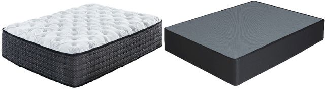 Sierra Sleep® by Ashley® M626 Limited Edition Hybrid Plush Queen Mattress and Foundation Set-0