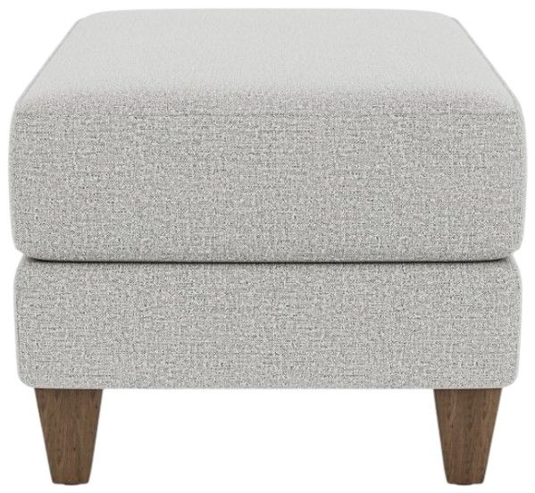 Flexsteel® Westside Silver Glacier Cocktail Ottoman-2