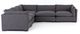 Magnolia Home by Joanna Gaines Monroe 5-Piece Bennett Charcoal Sectional-5