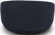 Liberty Furniture Haley Midnight Upholstered Swivel Cuddler Chair-2