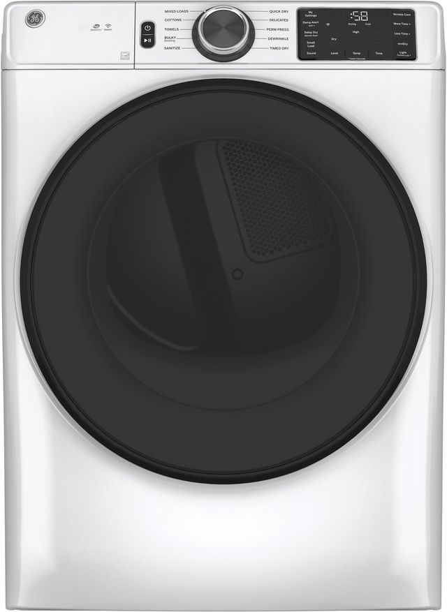 GE® White Front Load Washer & Gas Dryer Laundry Pair-2