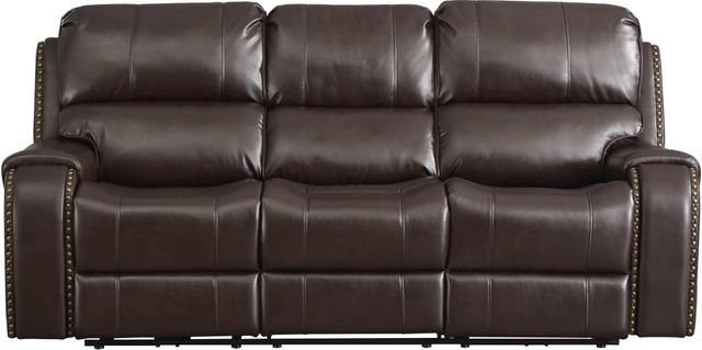 Signature Design by Ashley® Latimer Brown Power Reclining Sofa-1
