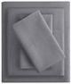 Olliix by Clean Spaces Charcoal Infused Charcoal California King Solid Microfiber sheet set-0