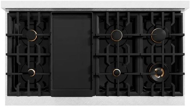 ZLINE Autograph Edition 48" Satin Stainless Steel Gas Rangetop-3