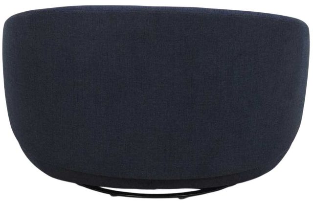 Liberty Furniture Haley Midnight Upholstered Swivel Cuddler Chair-3