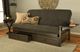 Kodiak Furniture Alamosa Linen Charcoal/Graystone Full Storage Futon with Mattress-4