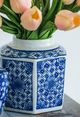 A & B Home Blue/White Leith Decorative Jars-4