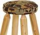 Best Craft Furniture Customizable W39 Round Bar Stool with White Cedar Legs-1