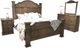 Vintage Furniture Titan 4-Piece Queen Panel Bedroom Set-0