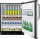 Summit® 24" 5.5 Cu. Ft. Black Commercial Refrigerator-4
