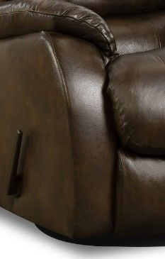 HomeStretch 196 Brown Swivel Glider Recliner-1